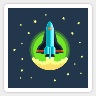 Blast off! Sticker